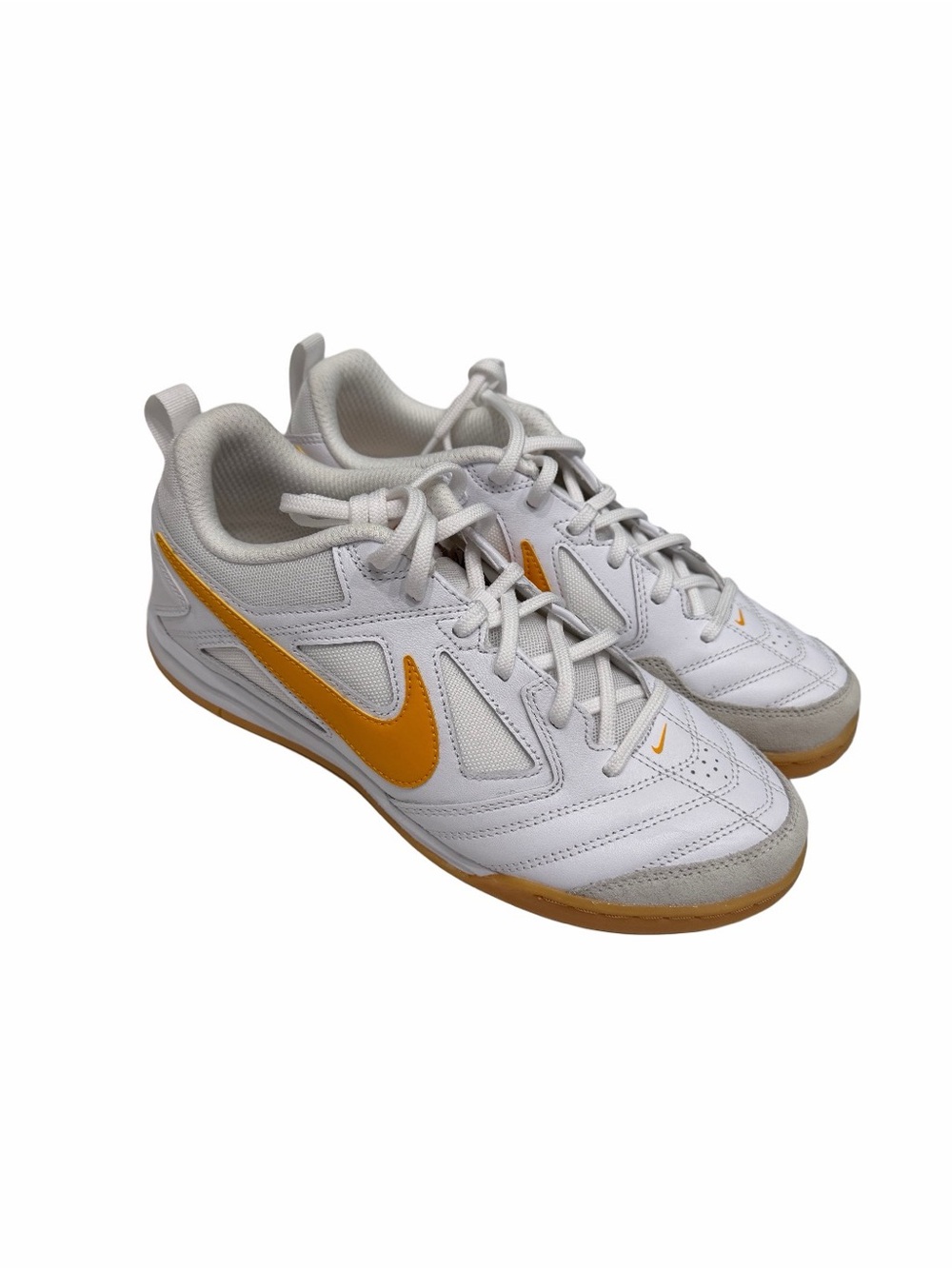 Nike Gato White Gum Yellow University Gold Sneakers Youth 7 NWOB